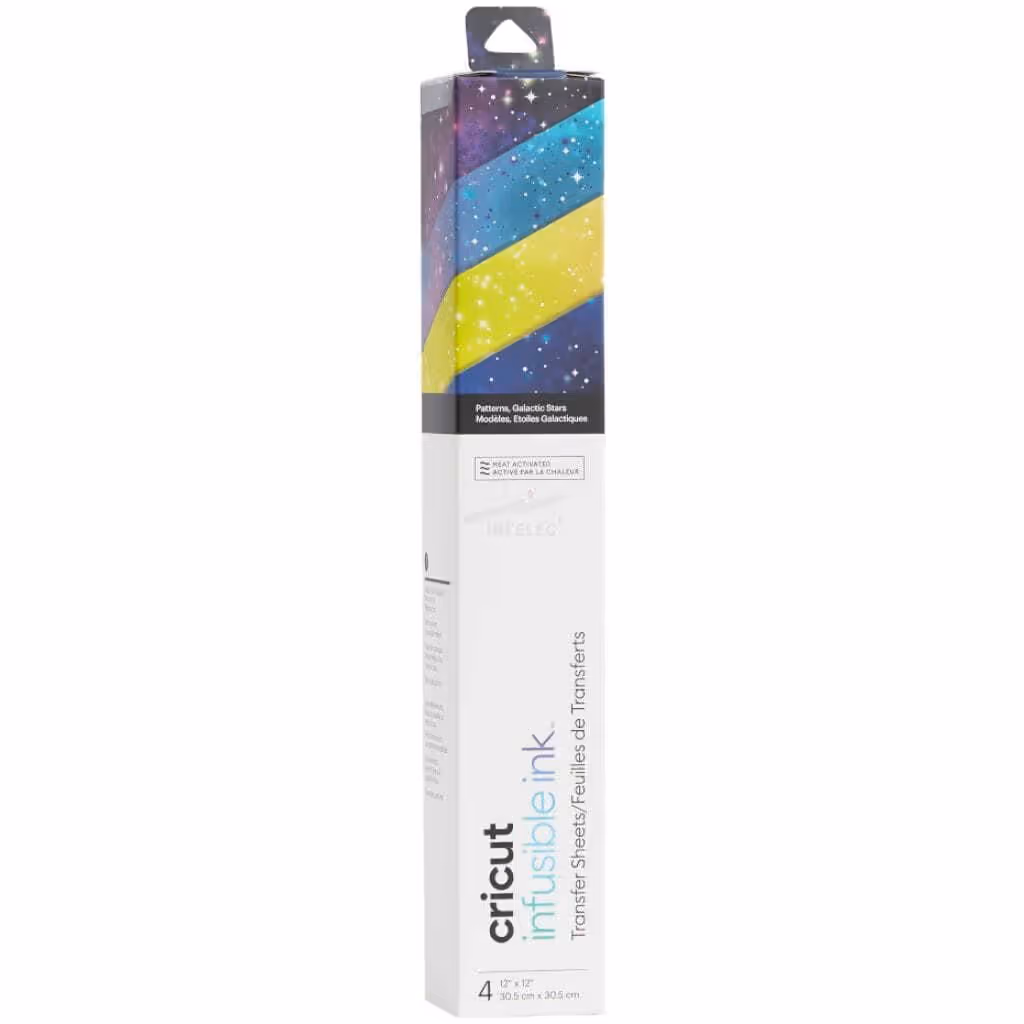 CRICUT HOJA INFUSIBLE INK TRANSFER – GALACTICST – 4 HOJAS