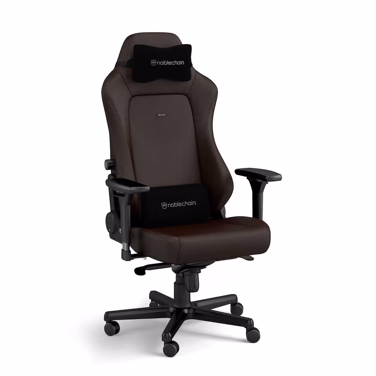 SILLA GAMING NOBLECHAIRS HERO JAVA – CUERO SINTETICO – CAFE