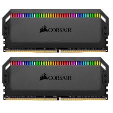 MEMORIA RAM PC 16GB (2×8GB) CORSAIR DOMINATOR PLATINUM RGB DDR4 3600MHz CL18 1.35V RGB CMT16GX4M2C3600C18 NEGRO