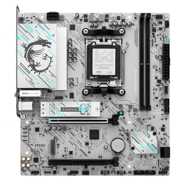 Tarjeta Madre MSI Gaming Pro B840M AM5 Micro ATX DDR5 WiFi 6E – Negro / Blanco