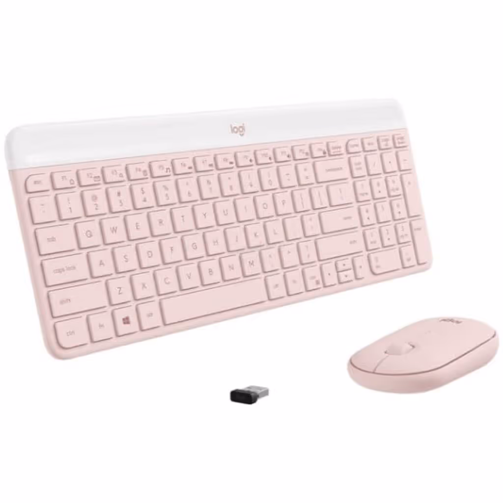 Logitech Kit Teclado y Mouse Inalámbrico en Inglés MK470, 920-009437