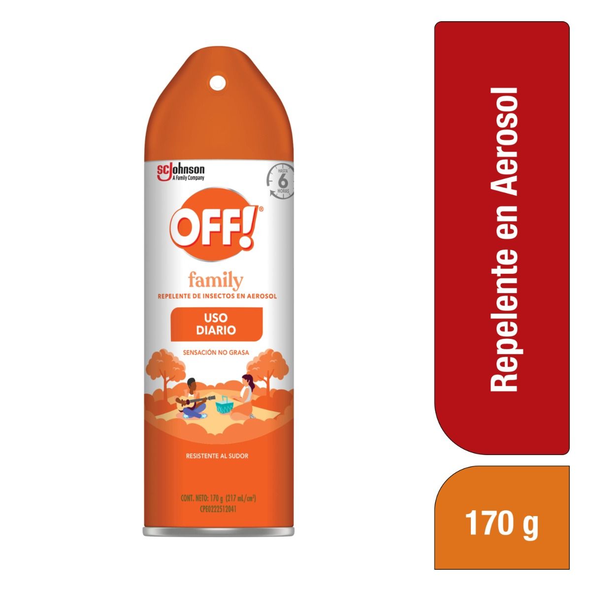 OFF AEROSOL ACTIVE 6 REPELENTE 6 ONZ