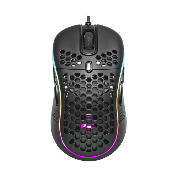 Mouse Sharkoon Gaming RGB LIGHT2 S 6200 DPI Alámbrico USB – Negro