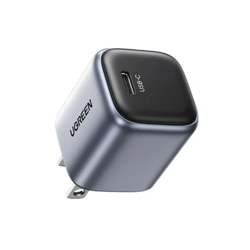 Cargador USB-C UGREEN X512, 20W, Color Gris