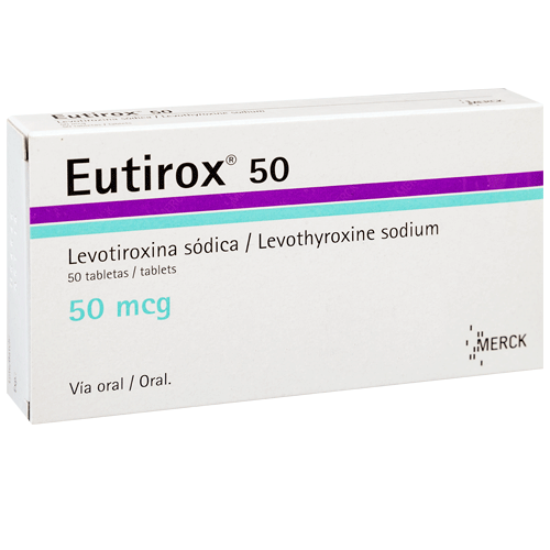 EUTIROX TABLETAS 50 MG