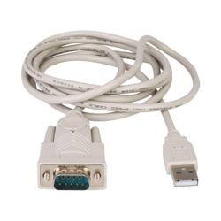 Adaptador USB A Serial DB9 Con Software, 1.8 Metros, Steren