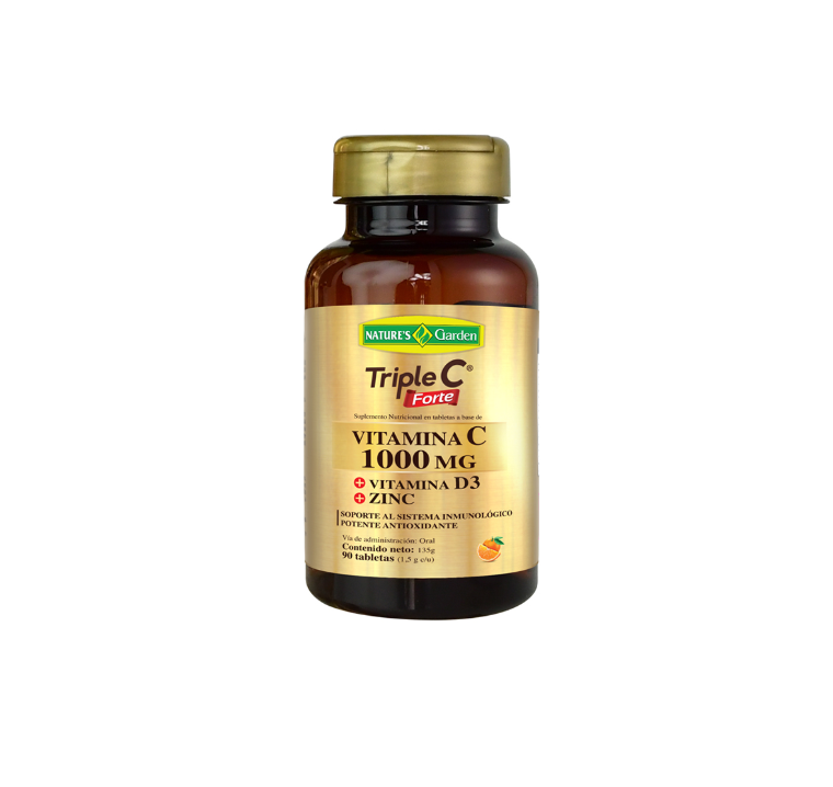 NATURES GARDEN TRIPLEC FORTE TABLETAS 90 UNIDADES