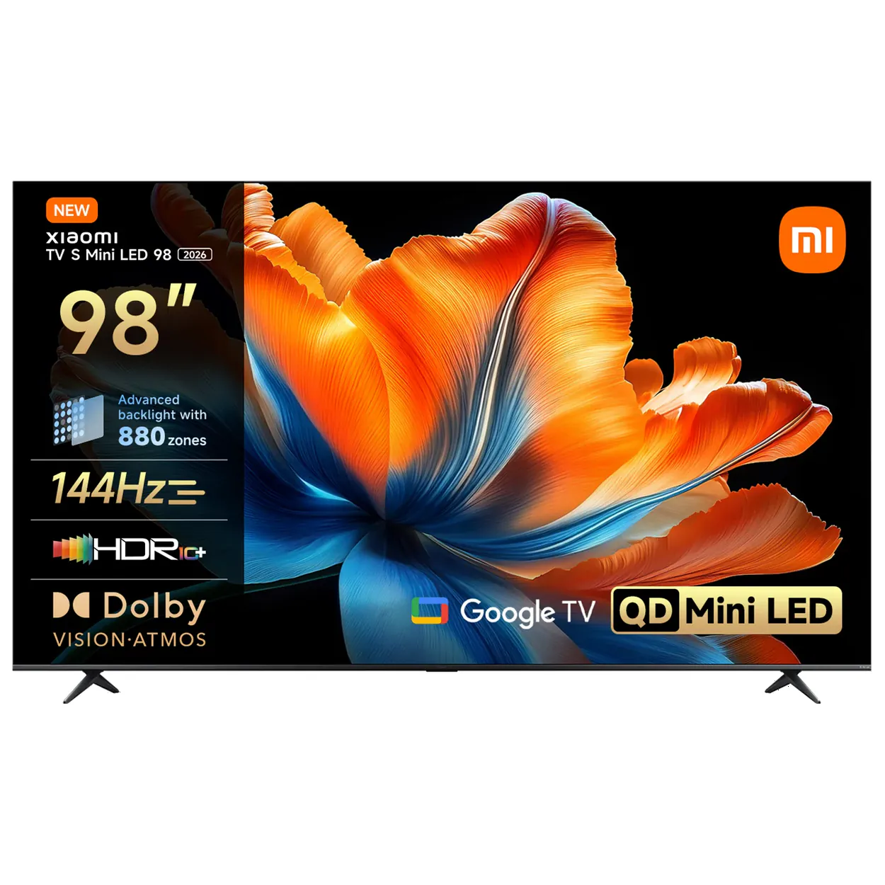 PANTALLA 98″ MINILED XIAOMI S 2026 4K – GOOGLE TV