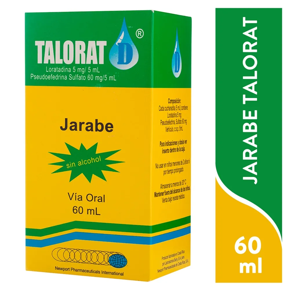 Jarabe Talorat D newport 60ml
