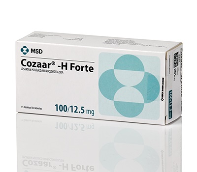 COZAAR H FORTE 100/12.5 MG TABLETAS VIA ORAL