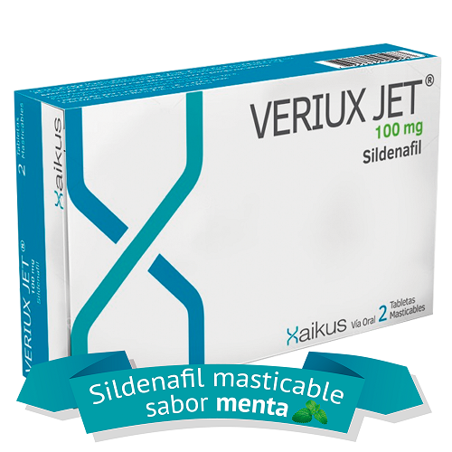 VERIUX 100 MG X 2 TABLETAS MASTICABLES