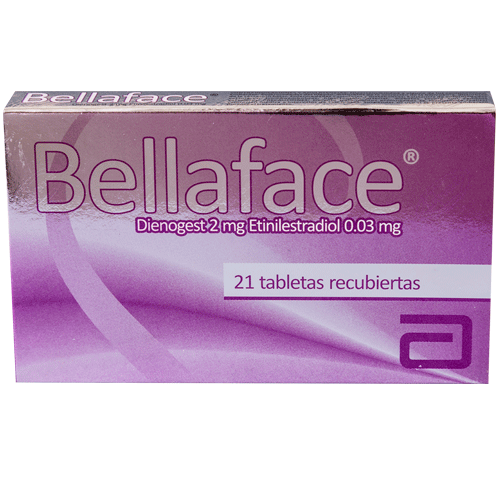 BELLAFACE TABLETAS 2 MG / 0.03 MG