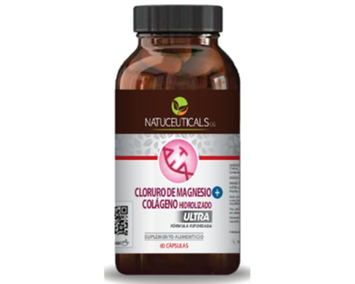 Cloruro de Magnesio + Colageno Hidrolizado Ultra, 60 Capsulas