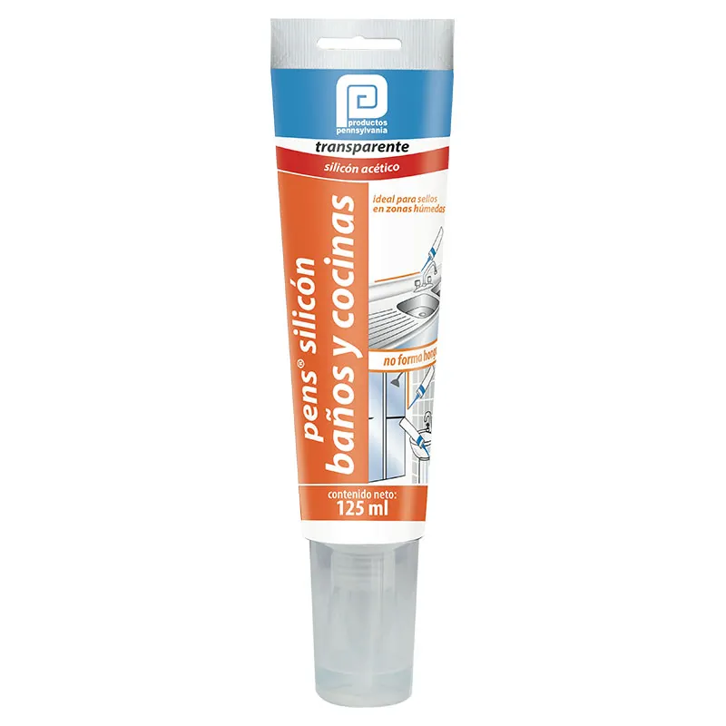 Silicón baños y cocinas 125 ml transparente