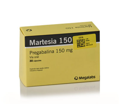 Martesia 150 mg caja 30 cápsulas