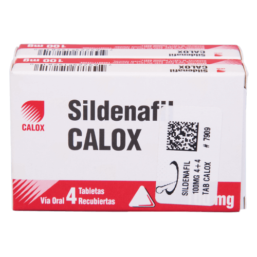 CALOX SILDENAFIL TABLETAS 100 MG