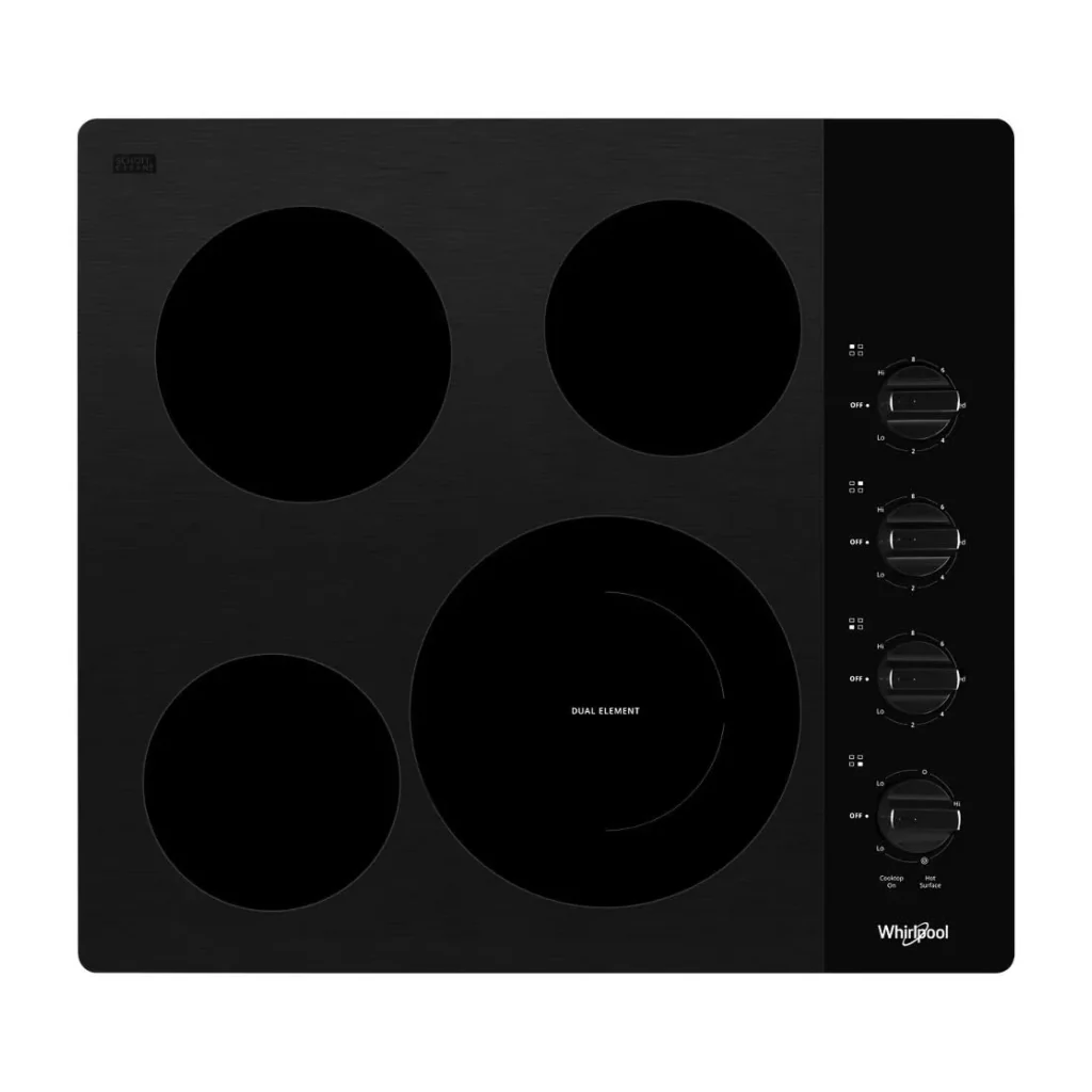 Plantilla Eléctrica empotrable Whirlpool 4 Quemadores WCE55US4HB