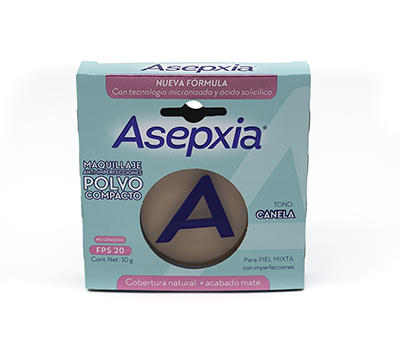 ASEPXIA MAQUILLAJE POLVO BEIGE MATE 10 g