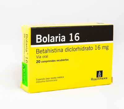 BOLARIA 16 MG TABLETAS VIA ORAL