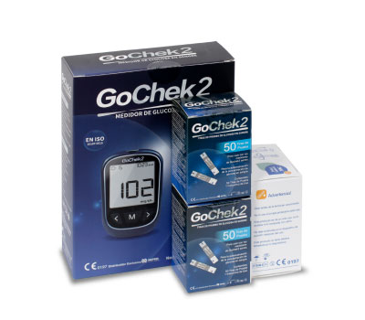 NIPRO GOCHEK 2 GLUCÓMETRO 100 TIRAS + 100 LANCETAS