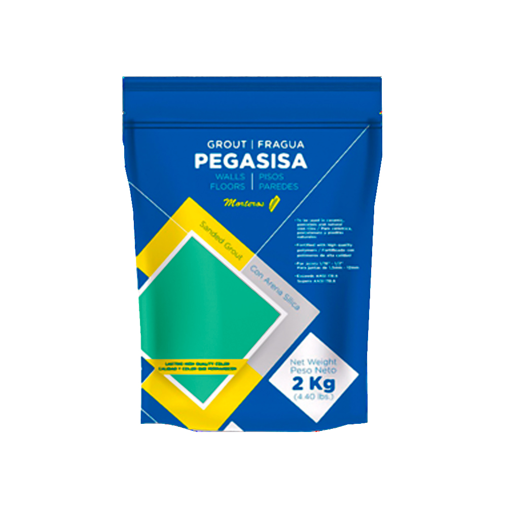 Fragua pegasisa con arena silica 2kg verde menta