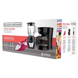 Licuadora| Cafetera| Plancha Black & Decker CBBD1746 Combo