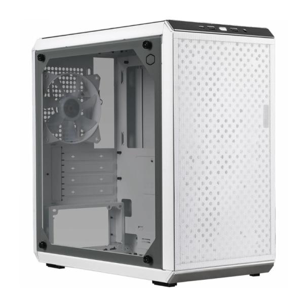Case Cooler Master Mini Tower Q300L V2 Ventilador 1 de 120MM con Vidrio Lateral – Blanco