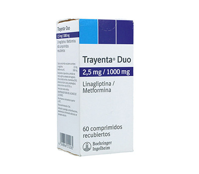 TRAYENTA DUO2.5M G/1000MG TABLETAS VIA ORAL X 60