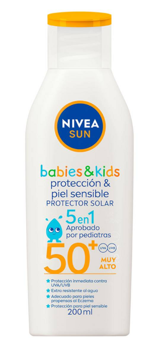 Nivea Babies & Kids proteccion y piel sensible 50+ 200 ml