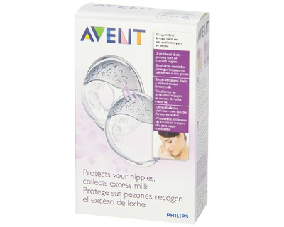 Avent Set 2 Conchas protectoras de pezones y recolectoras de leche
