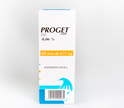 PROGET GEL 0,75 MG 60 DOSIS GEL TÓPICO