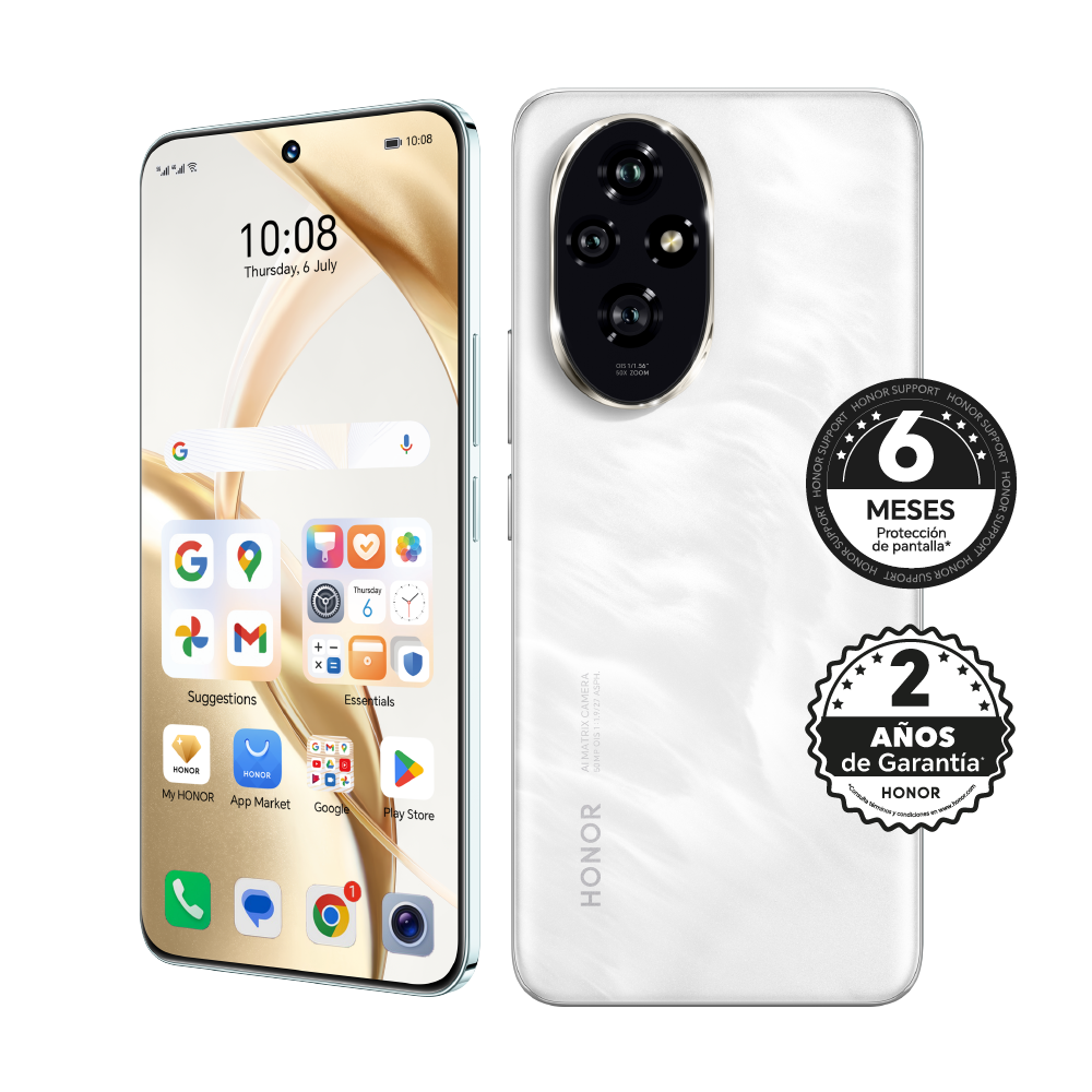 HONOR 200 12GB + 256GB Moonlight White