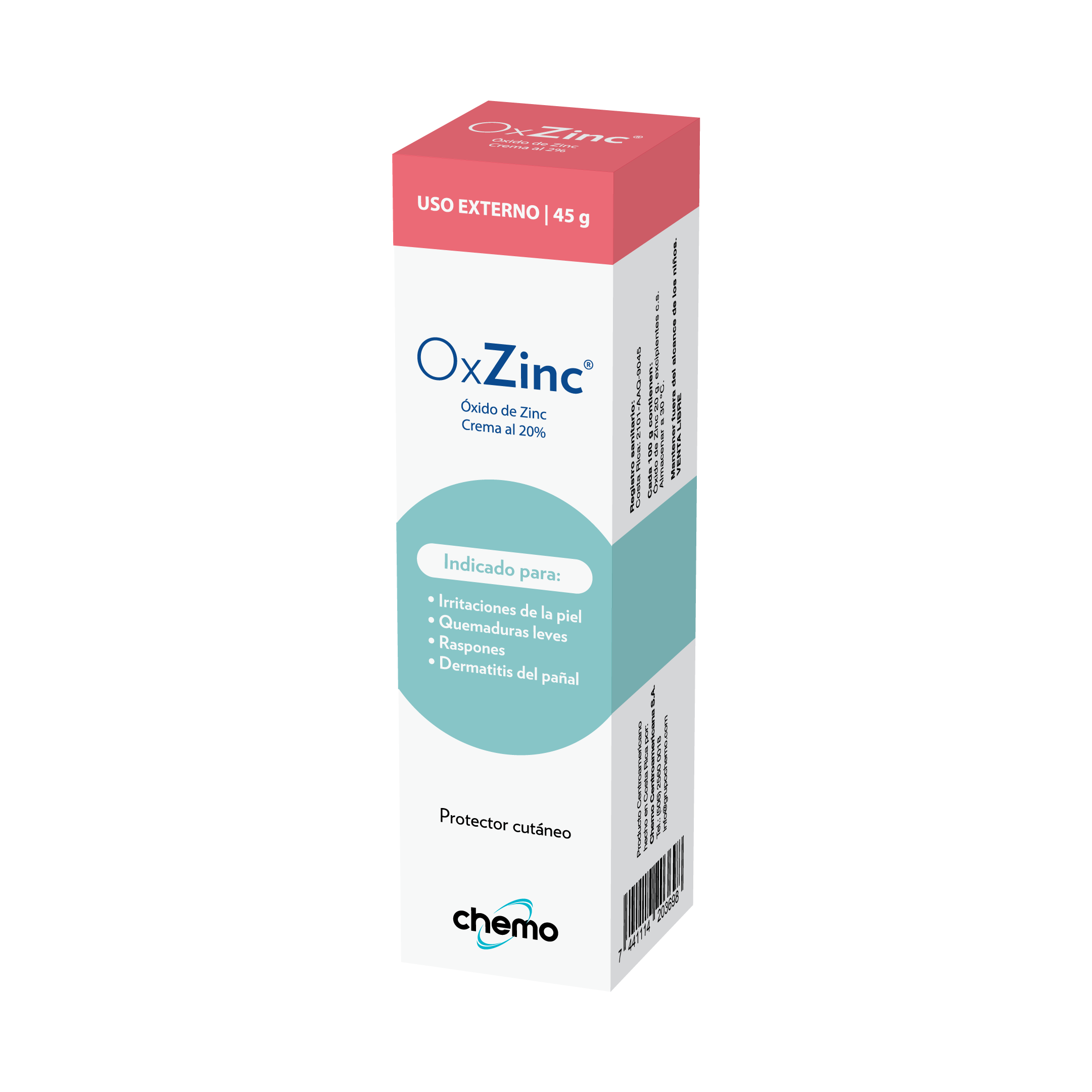 Ox Zinc 20% crema 45 gramos