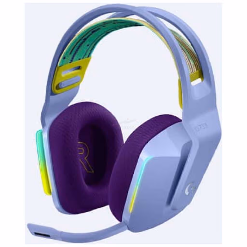 Headset Logitech Gaming G733 RGB inalámbrico – Lila