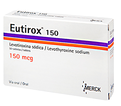 EUTIROX 150 MCG TABLETAS VIA ORAL