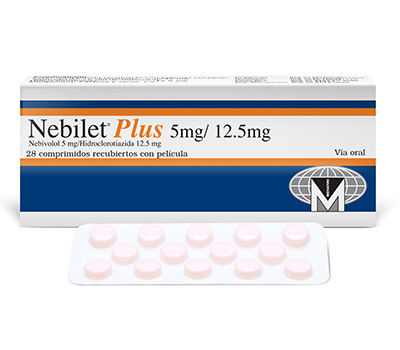 NEBILET PLUS 5MG/12.5MG TABLETAS VIA ORAL