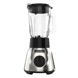 Black+Decker licuadora Tricuadora 800W-Vaso vidrio 2 veloc - BL1686-0SDLA