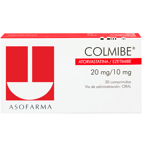 Colmibe 20 mg/10 mg caja 20 comprimidos