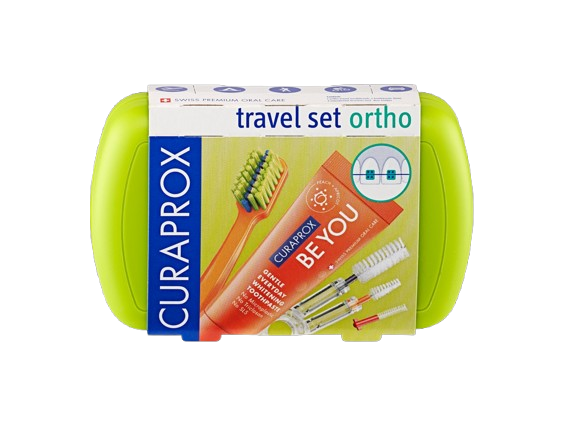 CURAPROX TRAVEL SET ORTHO GREEN 1 UNIDAD(ES)
