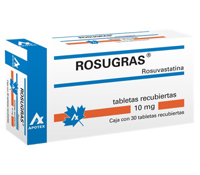 APO ROSUGRAS 10MG TABLETAS VÍA ORAL