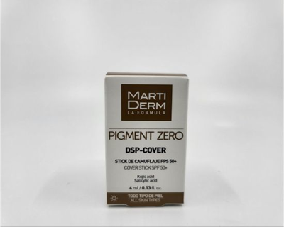 MartiDerm, Pigment Zero, DSP-Cover, Stick Camuflaje, FPS 50+, 4ml