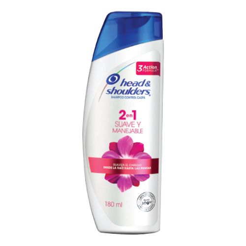 H & S SHAMPOO SUAVE Y MANEJABLE 180 ML