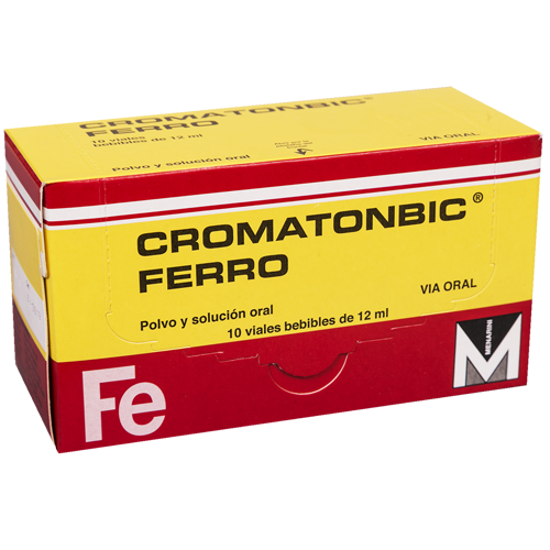 CROMATONBIC FERRO AMPOLLAS BEBIBLES 12 ML