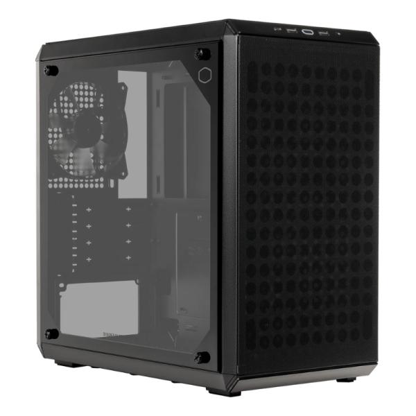Case Cooler Master Mini Tower Q300L V2 Ventilador 1 de 120MM con Vidrio Lateral – Negro