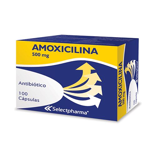 AMOXICILINA 500 MG X 100 CAPS