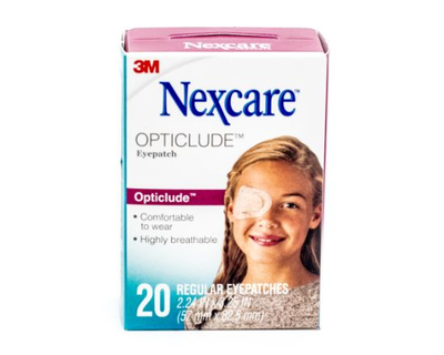 Parche para ojos niño Nexcare 20 unidades