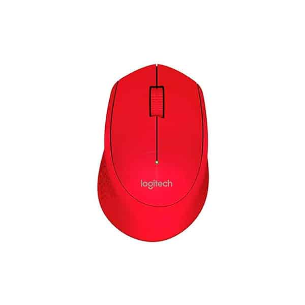 Logitech Mouse inalámbrico rojo