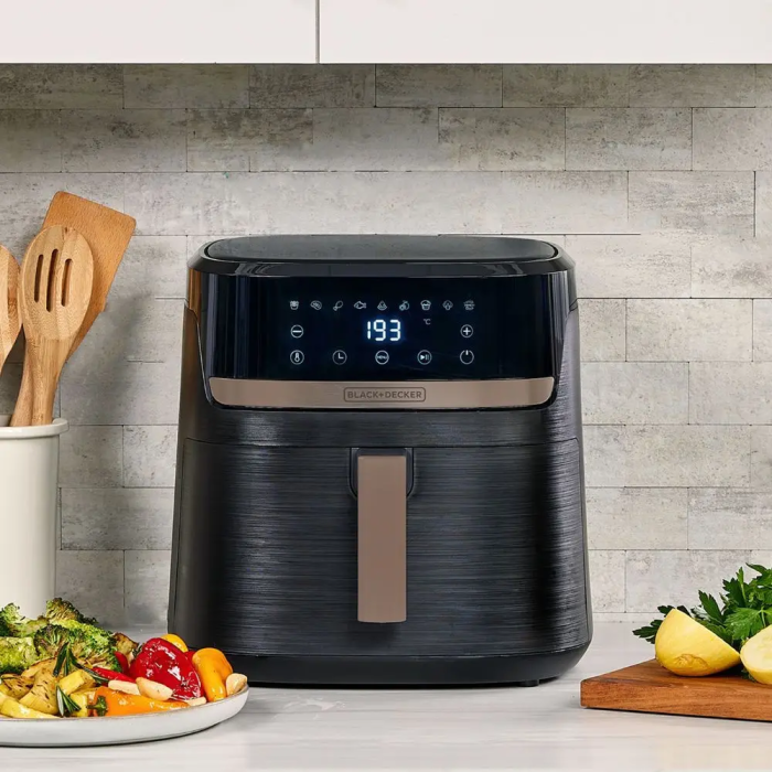 FREIDORA AIRE PURIFRY 8 LITROS NEGRO BLACK & DECKER