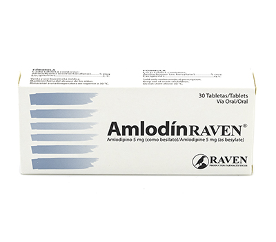 AMLODIN 5MG TABLETAS VIA ORAL