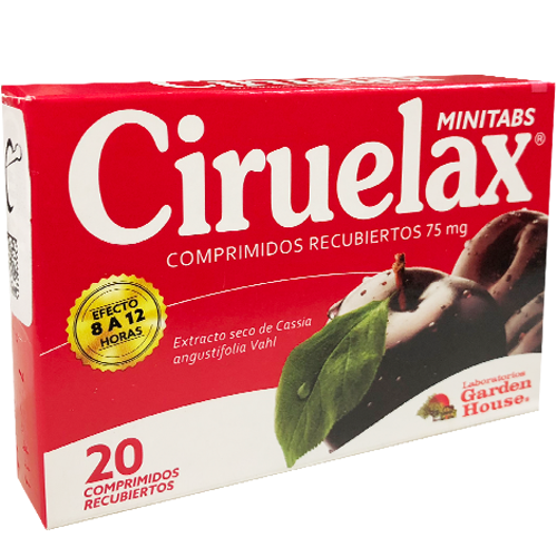 CIRUELAX MINITABS TABLETAS 75 MG